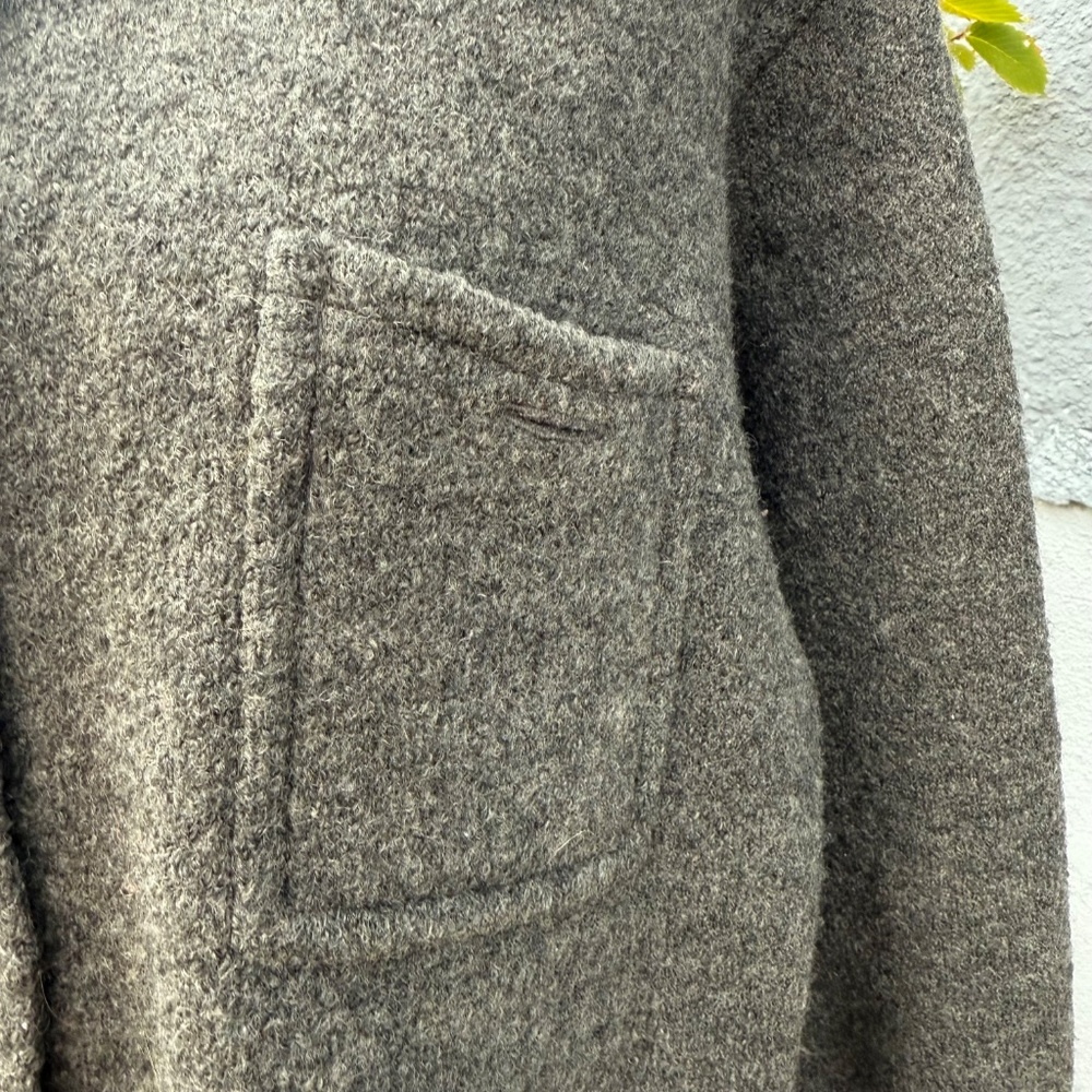 Super comfy and warm Rino Rossi “Exclusive” heather grey shirt-jacket - Picture 6 of 9